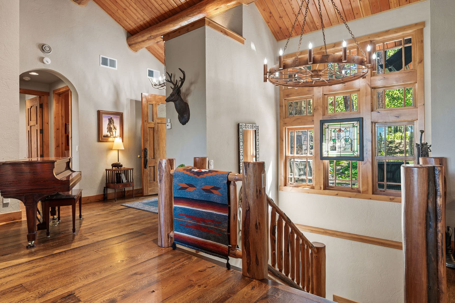 599 Pommel Drive, Bigfork, MT 59911 Entrance and staircase