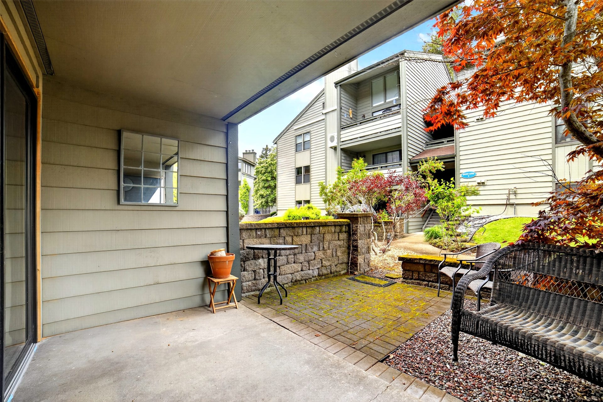 Covered Patio on Ground Level