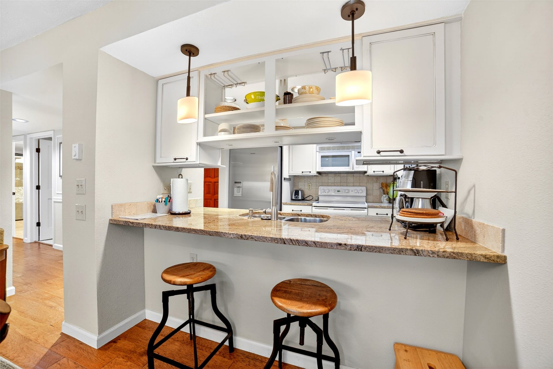Bar Seating in Kitchen