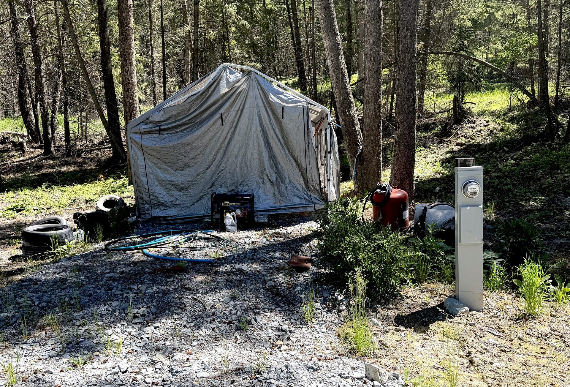 1782 Truman Creek Road, Kila, MT 59920 RV pads in place