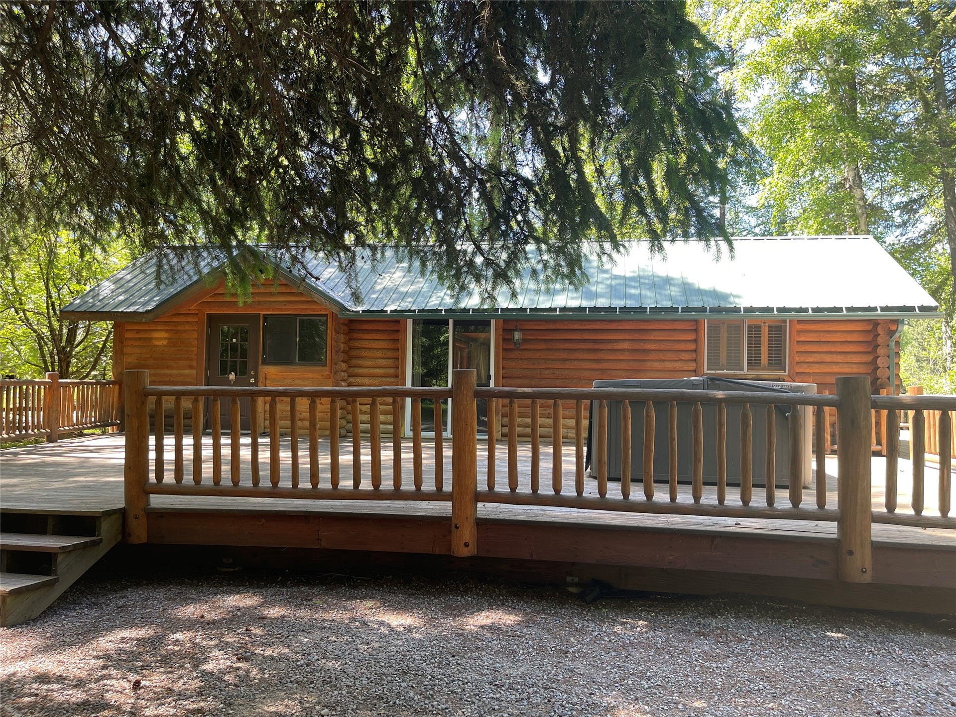 View of the back of the Main House
