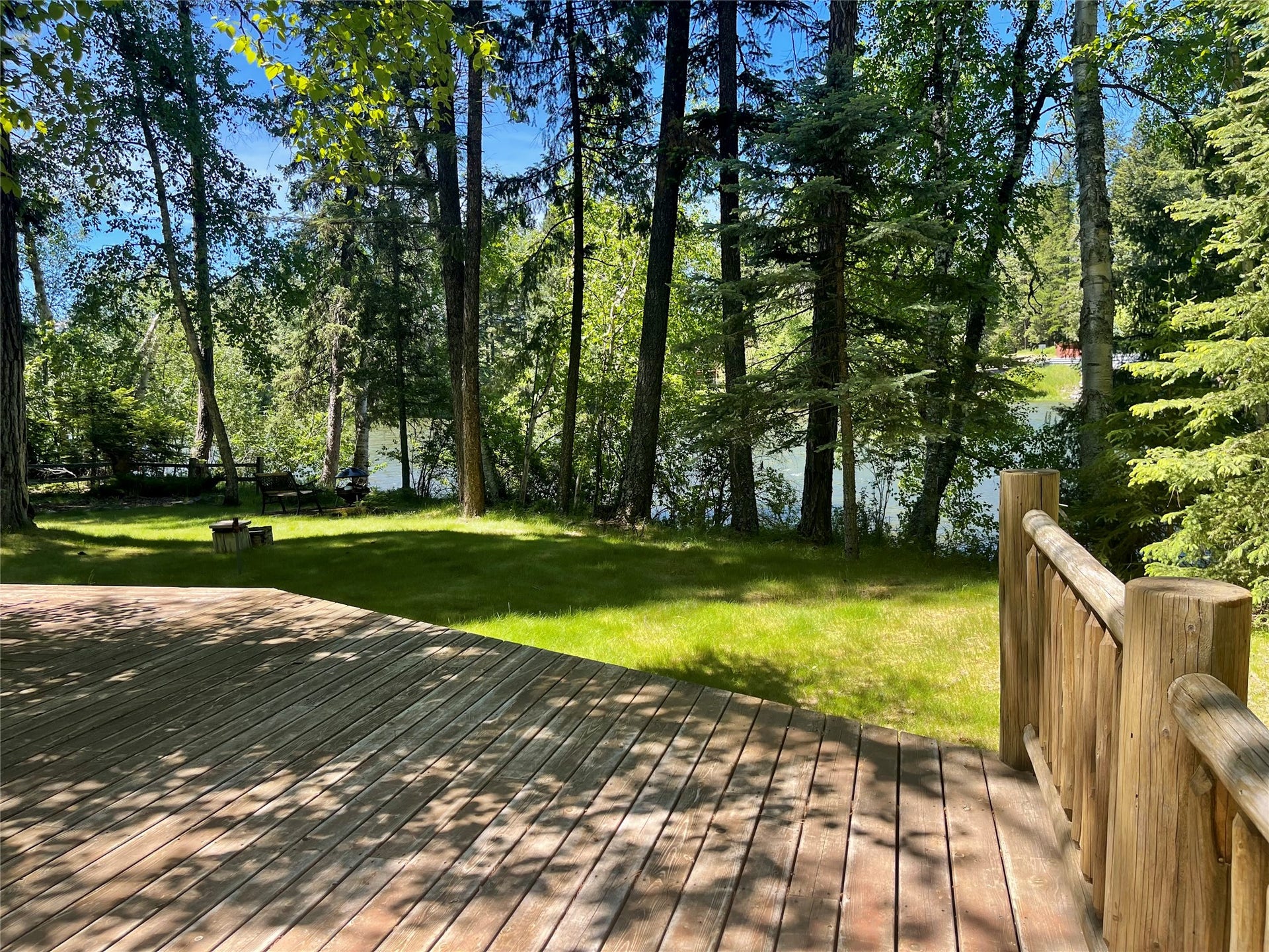 View of the Swan River from the Northern Deck of the Main Home