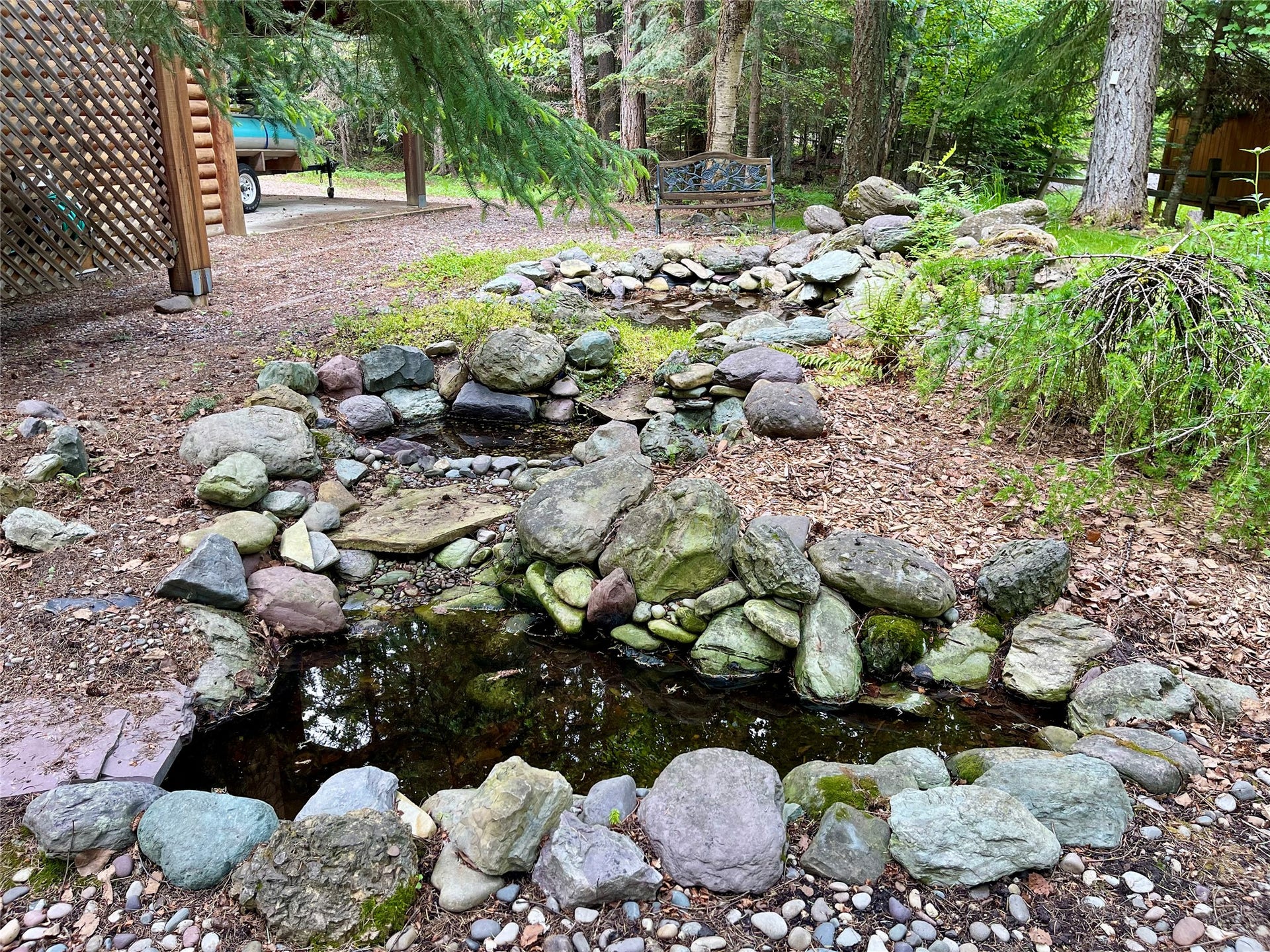 Water Feature (Pump is not currently connected.)