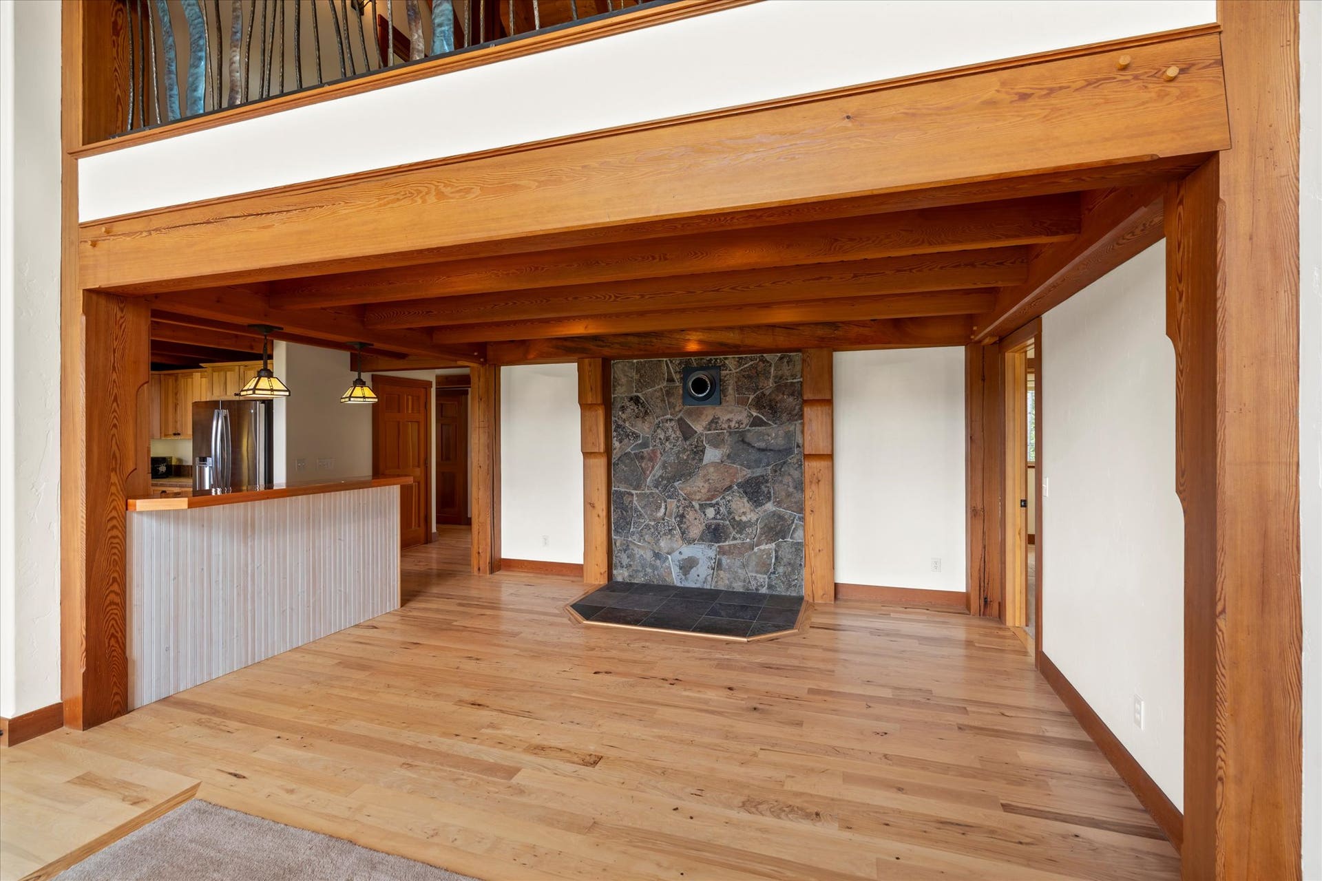 Ready for a wood stove or a custom fireplace.