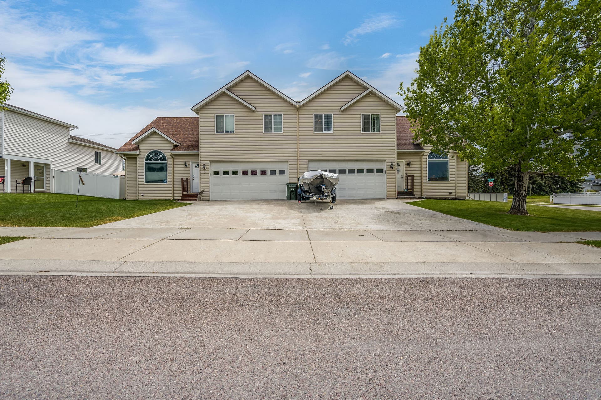 2 Empire Loop, Kalispell, MT 59901 Beautiful exterior of 2 Empire Loop townhome, located right off Three Mile Drive.