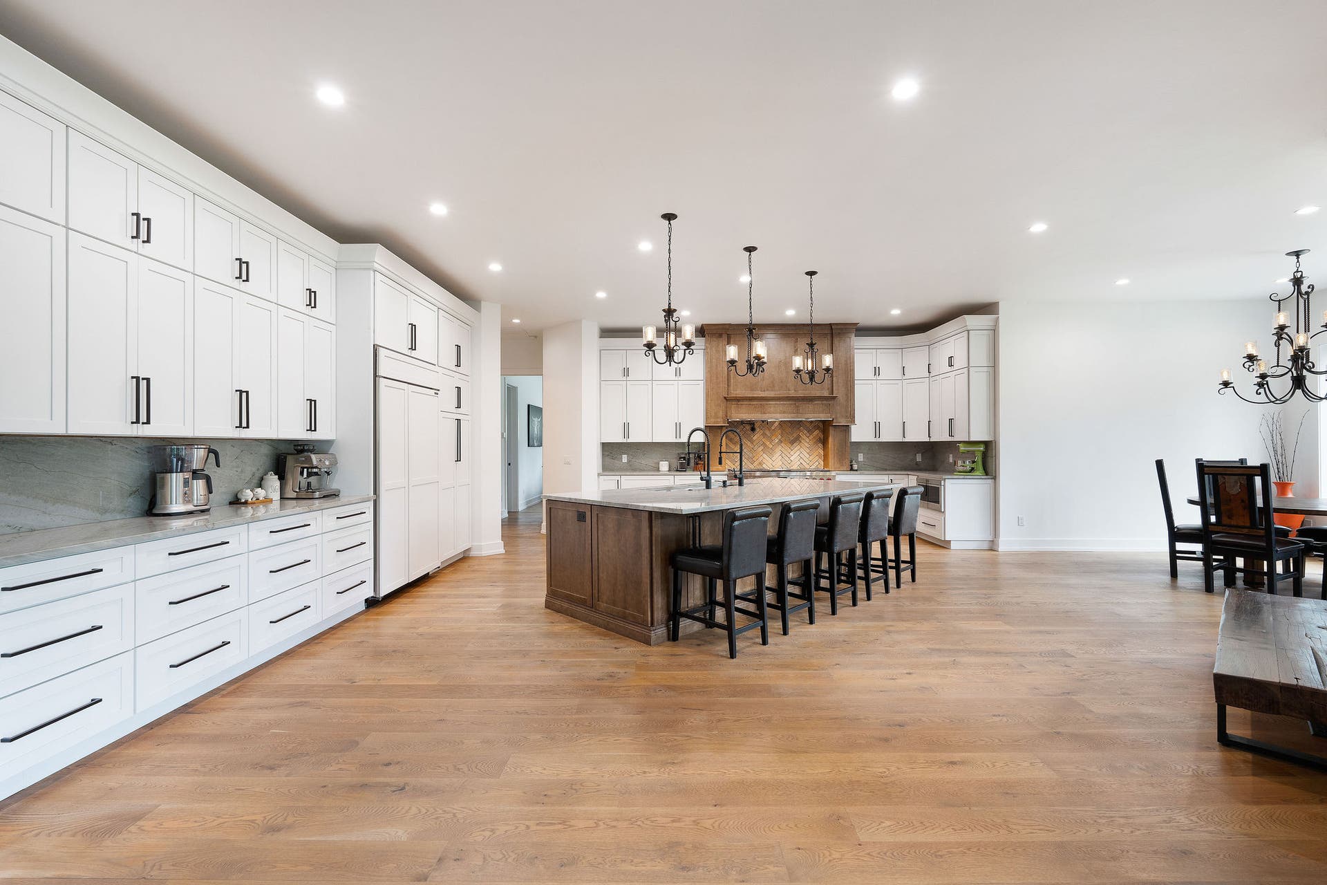 14051 Big Rock Way, Bigfork, MT 59911 Solid white oak flooring