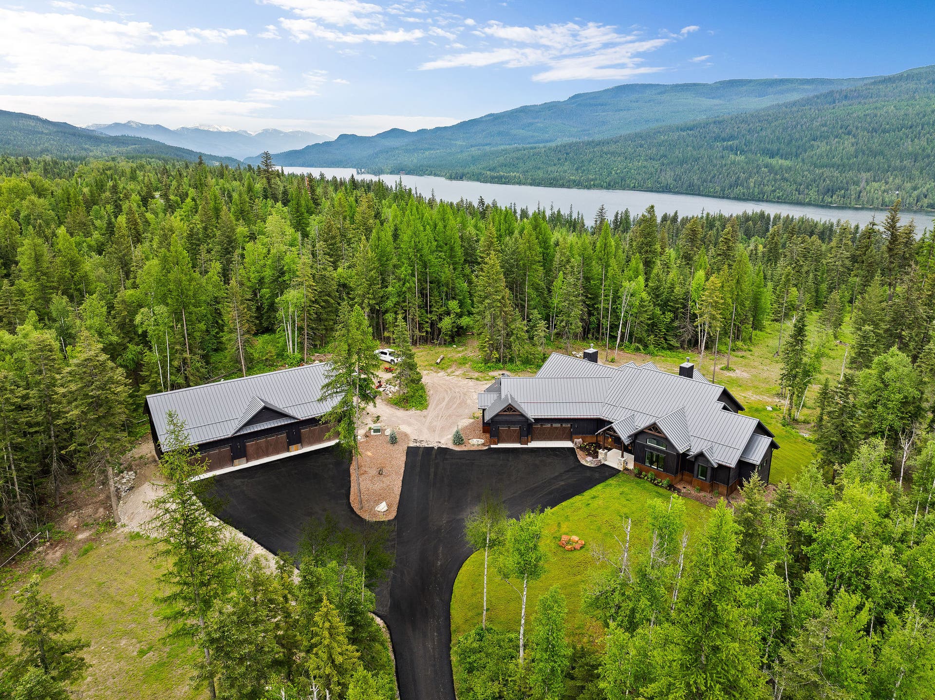 14051 Big Rock Way, Bigfork, MT 59911 Steps away from Swan Lake