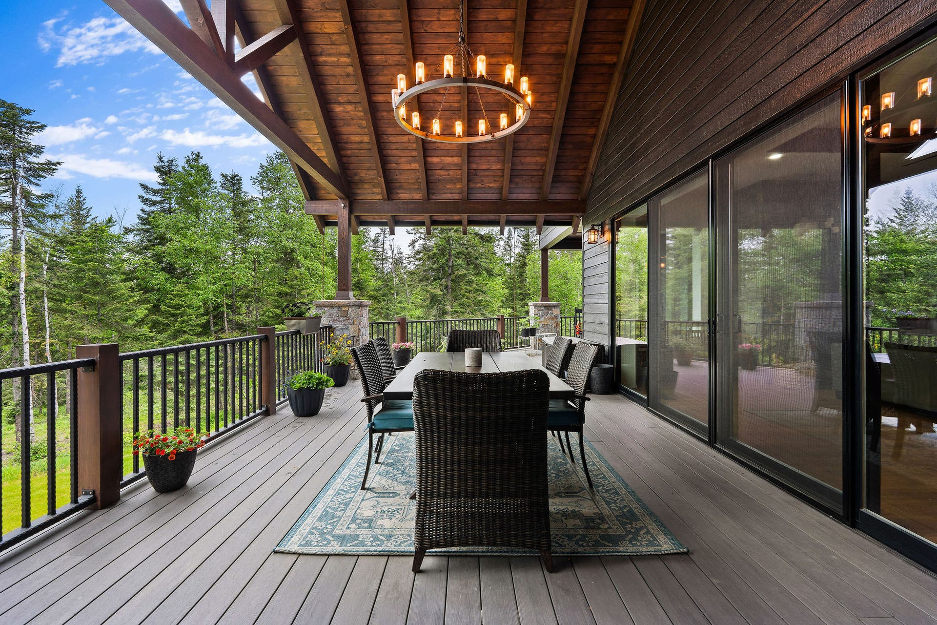 14051 Big Rock Way, Bigfork, MT 59911 Large covered deck
