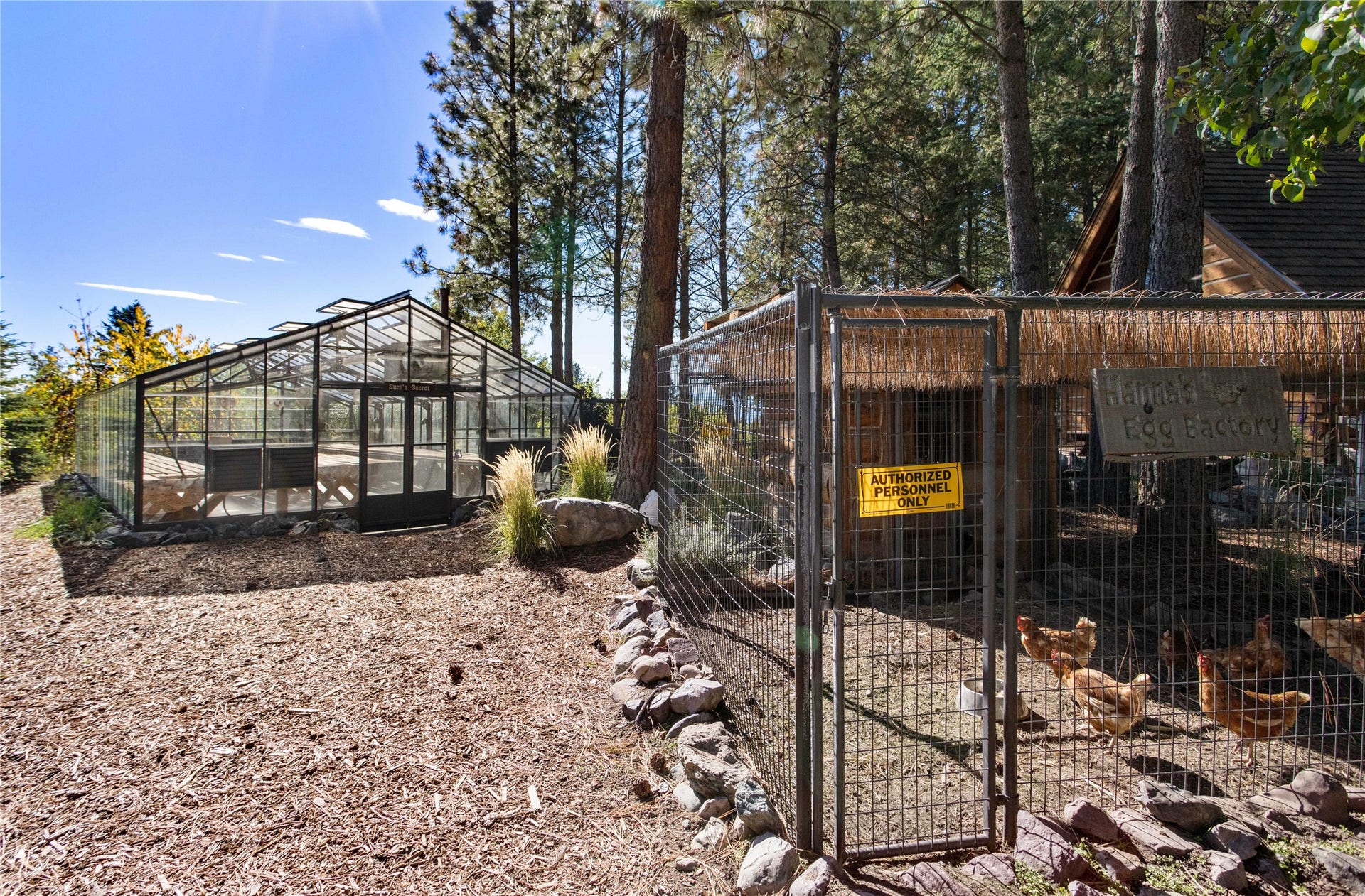 13518 Sylvan Drive, Bigfork, MT 59911 Chicken coop & Greenhouse