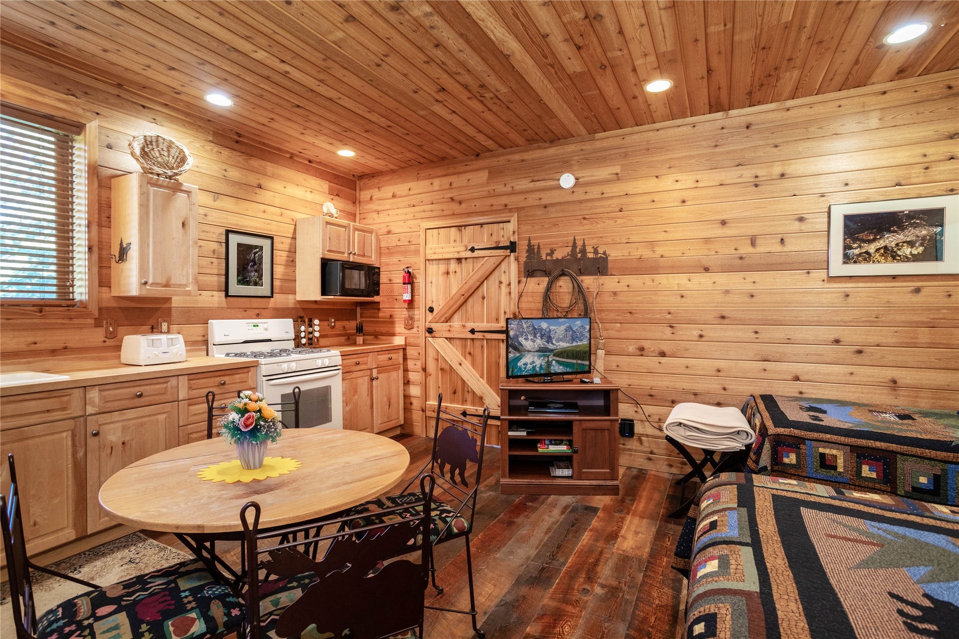 13518 Sylvan Drive, Bigfork, MT 59911 Bunk House with tongue & groove ceilings