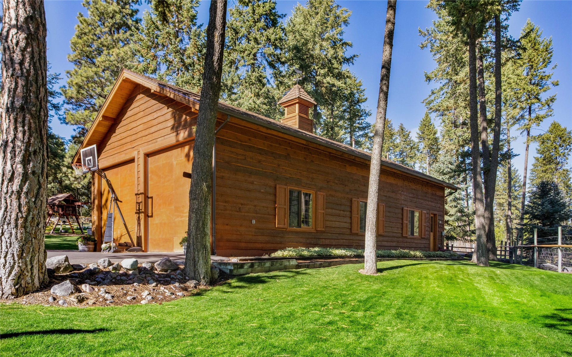 13518 Sylvan Drive, Bigfork, MT 59911 Garage with Bunk House attached