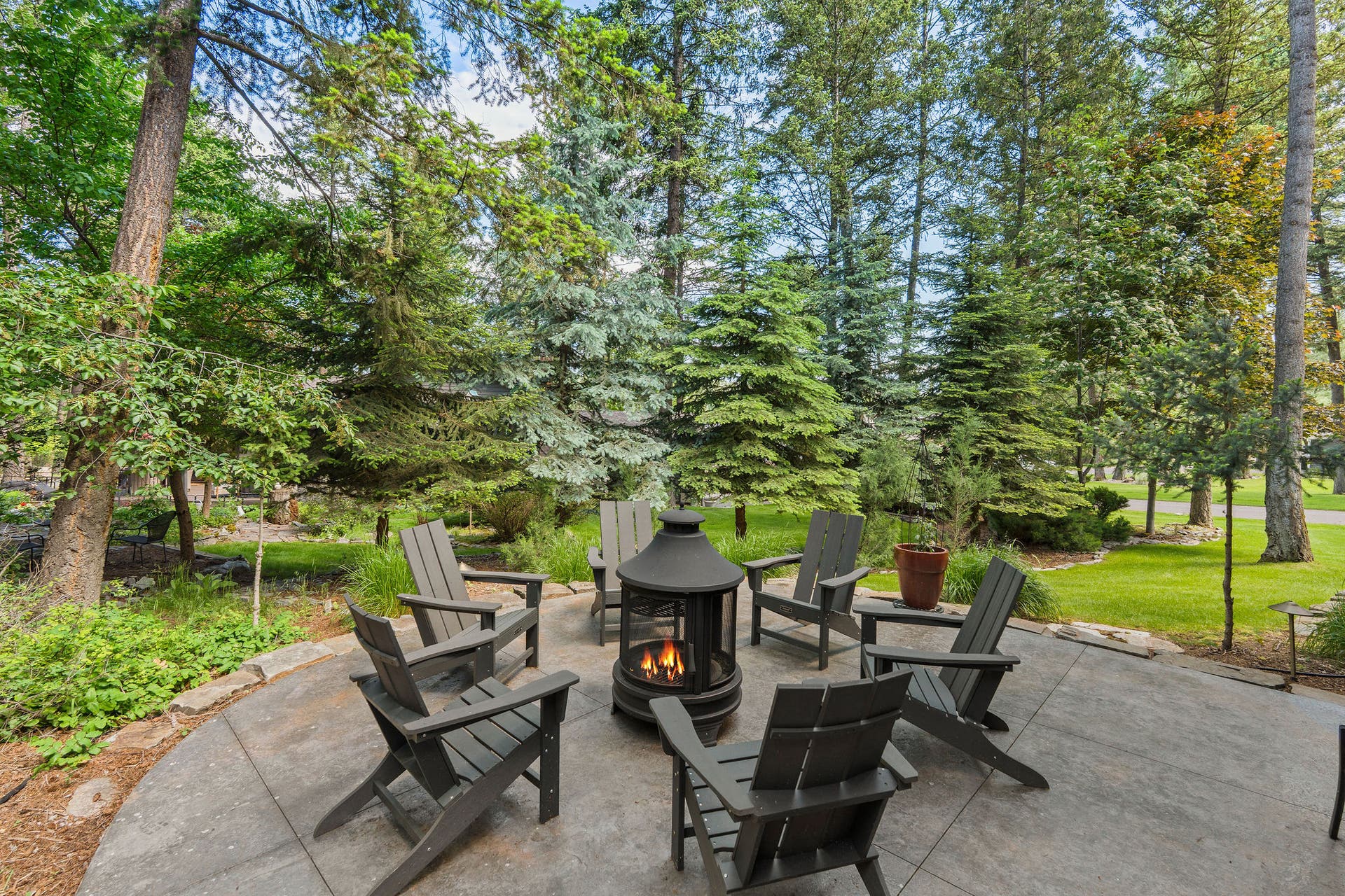 188 Eagle Bend Drive, Bigfork, MT 59911 Ready for your outdoor fire and summer gatherings