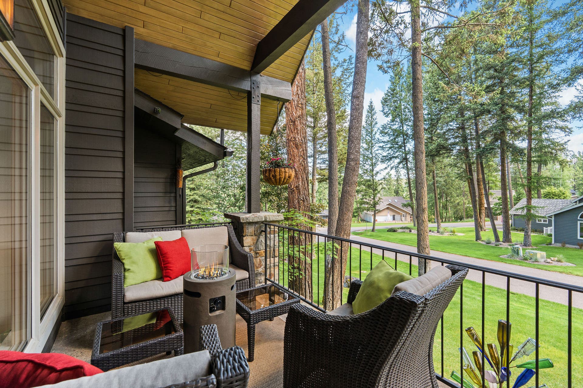 188 Eagle Bend Drive, Bigfork, MT 59911 Front patio