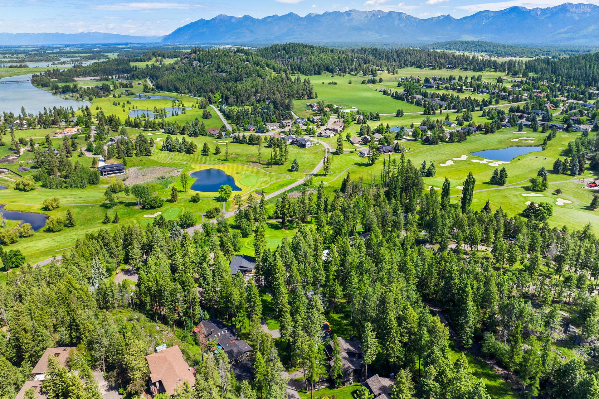188 Eagle Bend Drive, Bigfork, MT 59911 Heart of the golf course living