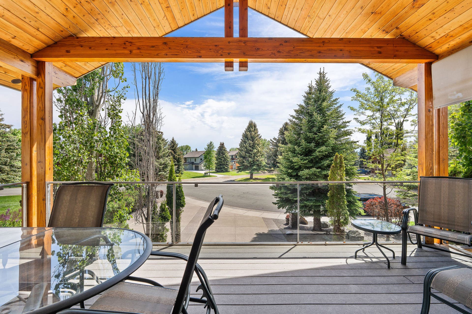 229 Harbor Drive, Bigfork, MT 59911 Deck off theater room