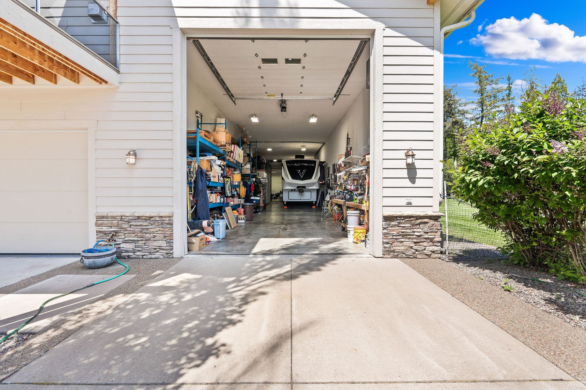 229 Harbor Drive, Bigfork, MT 59911 Garage #2 attached & heated, with concrete floors
