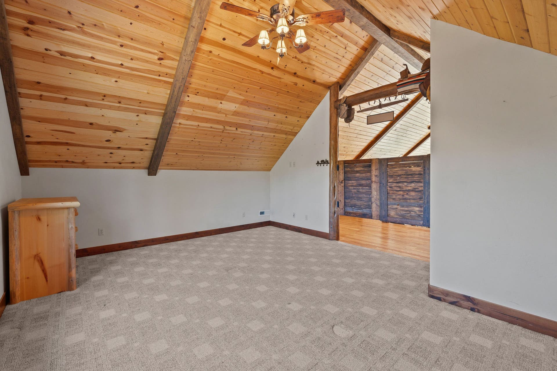 129 Bjork Drive, Bigfork, MT 59911 Guest Bunkroom with fan
