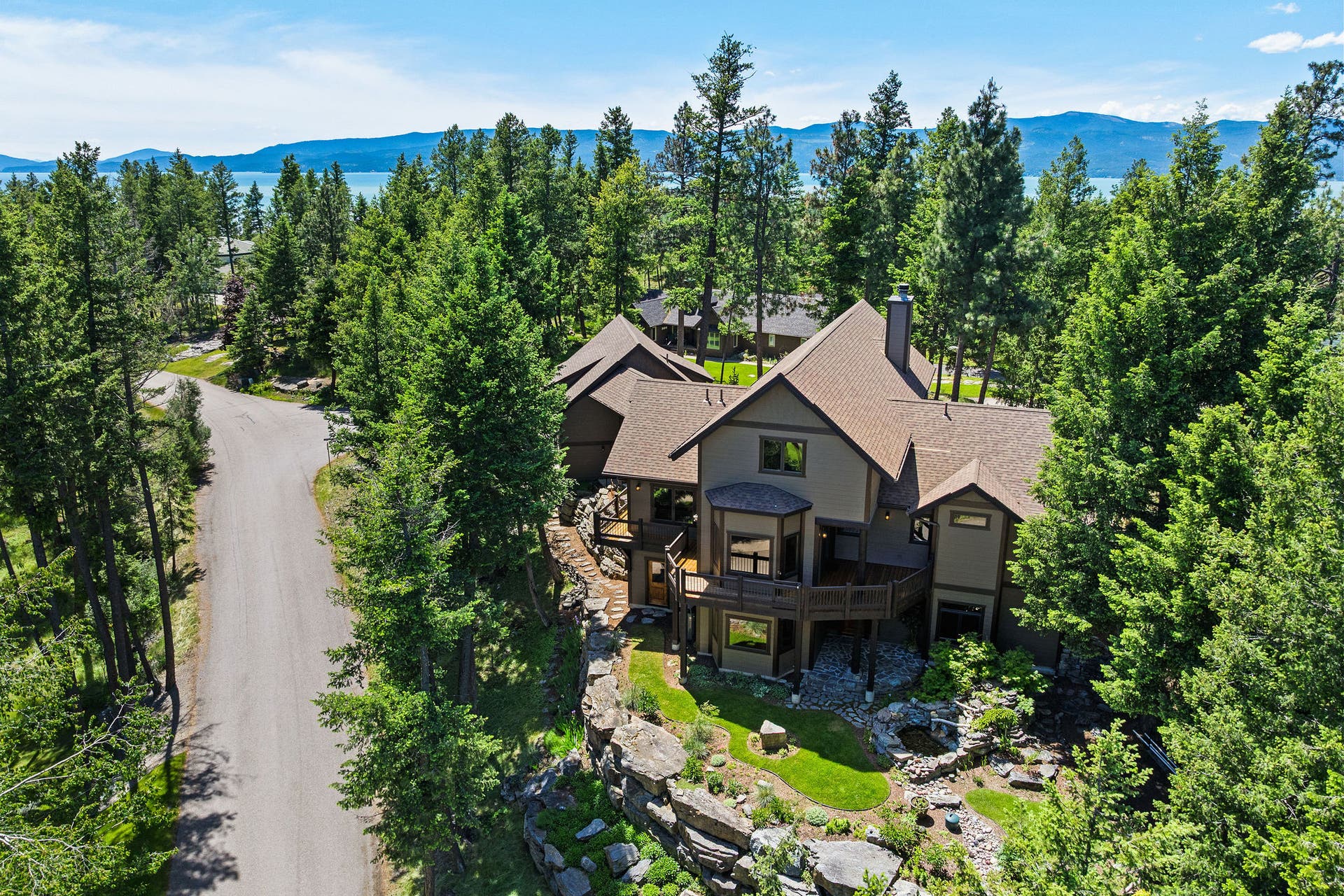 129 Bjork Drive, Bigfork, MT 59911 Flathead Lake steps away