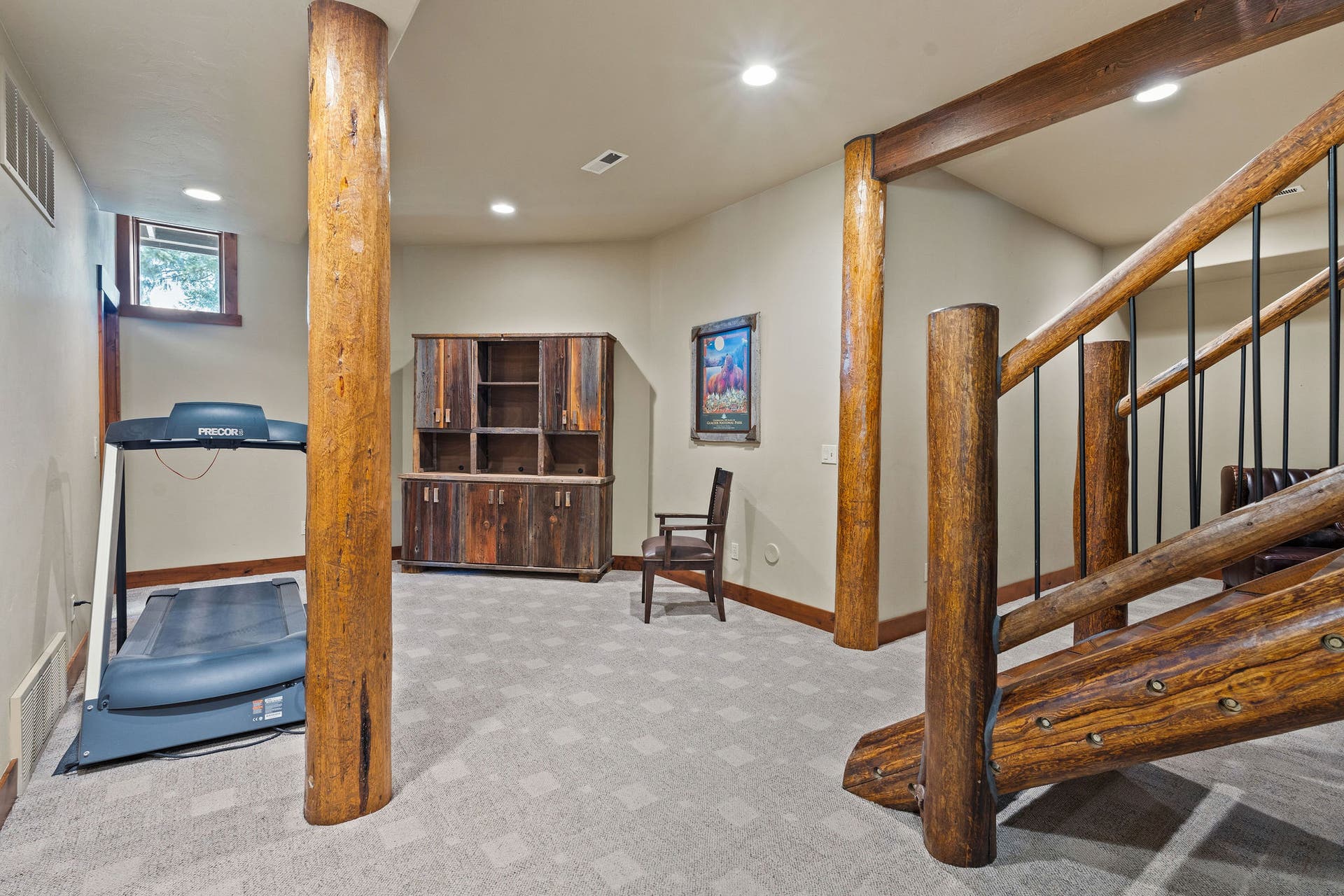 129 Bjork Drive, Bigfork, MT 59911 Exercise area