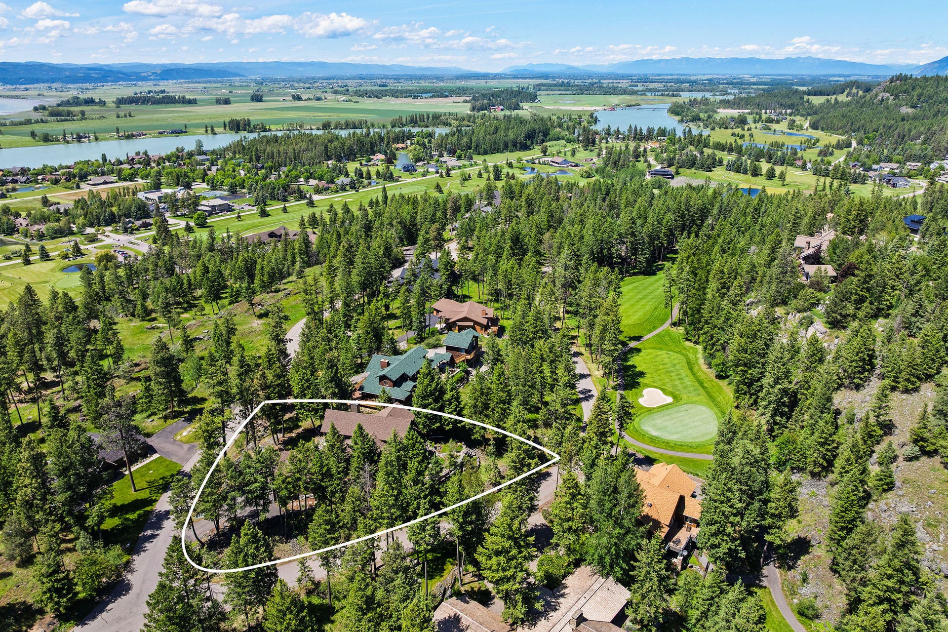 129 Bjork Drive, Bigfork, MT 59911 0.523 acres right next to Eagle Bend Golf course