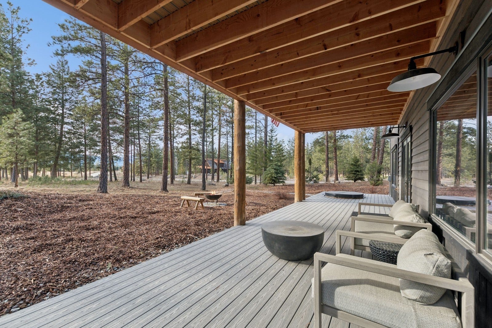 30 Boulder Lane, Eureka, MT 59917 Lower level deck