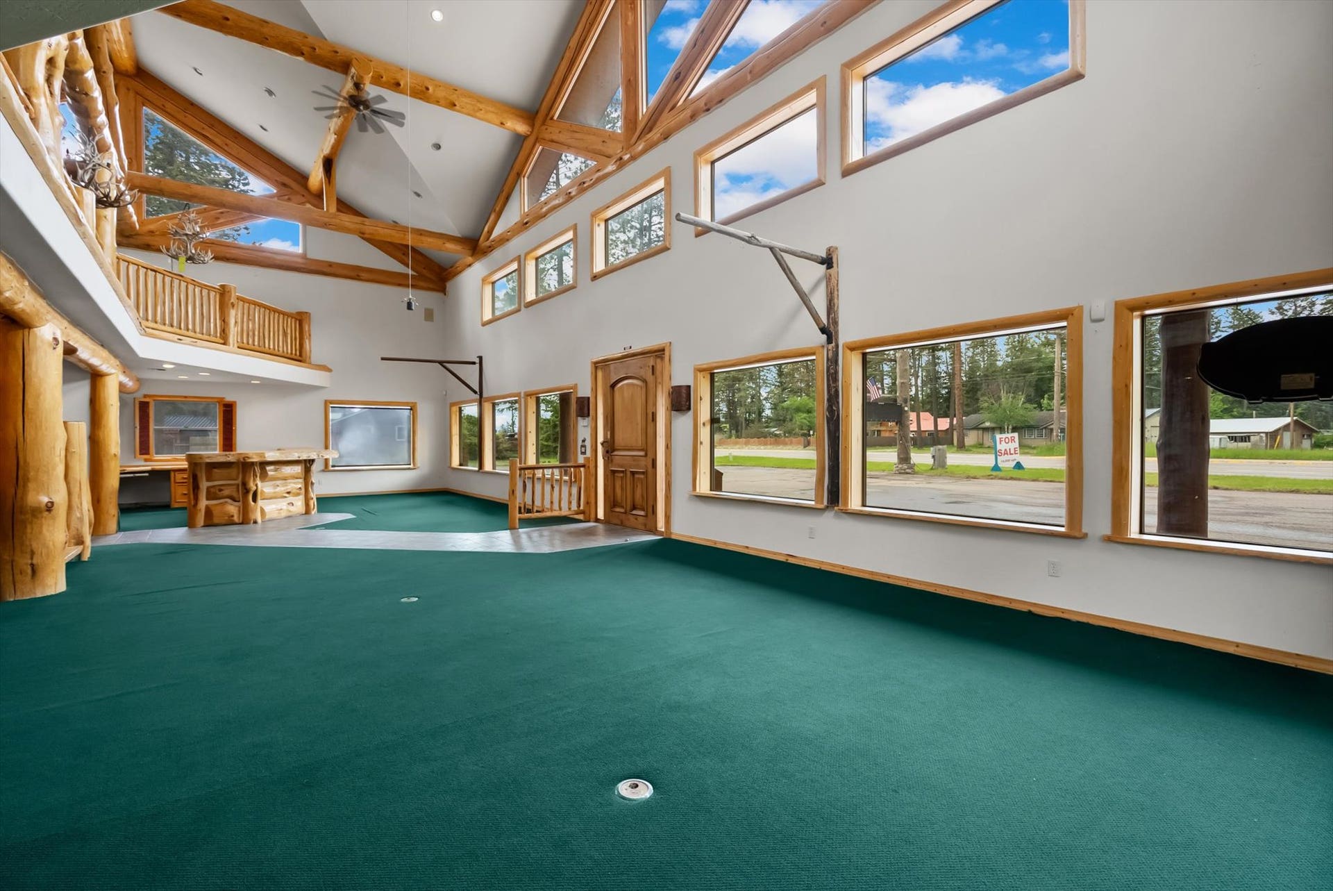 Front reception and showroom