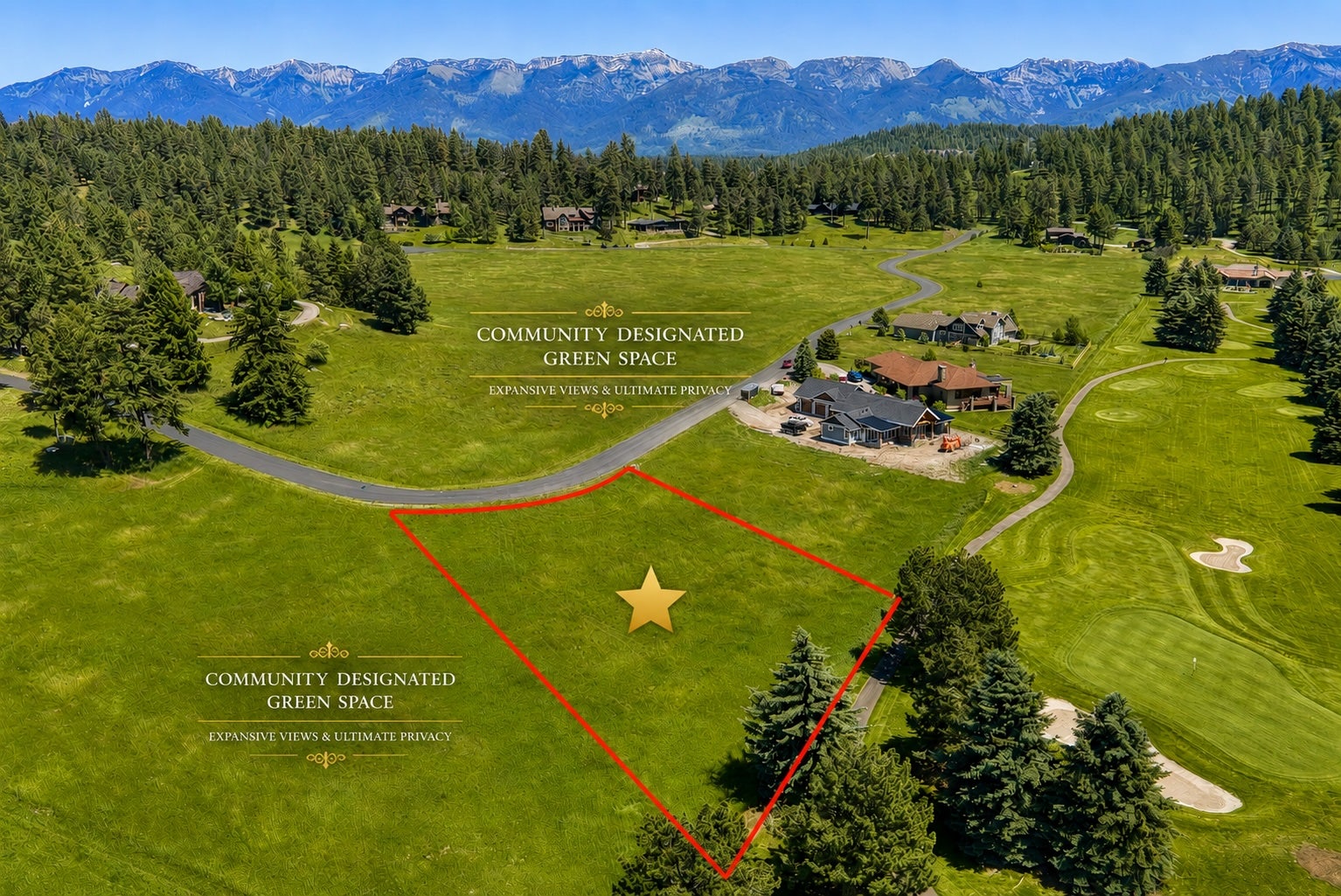 Apx. Boundary Lines to show community green space areas.