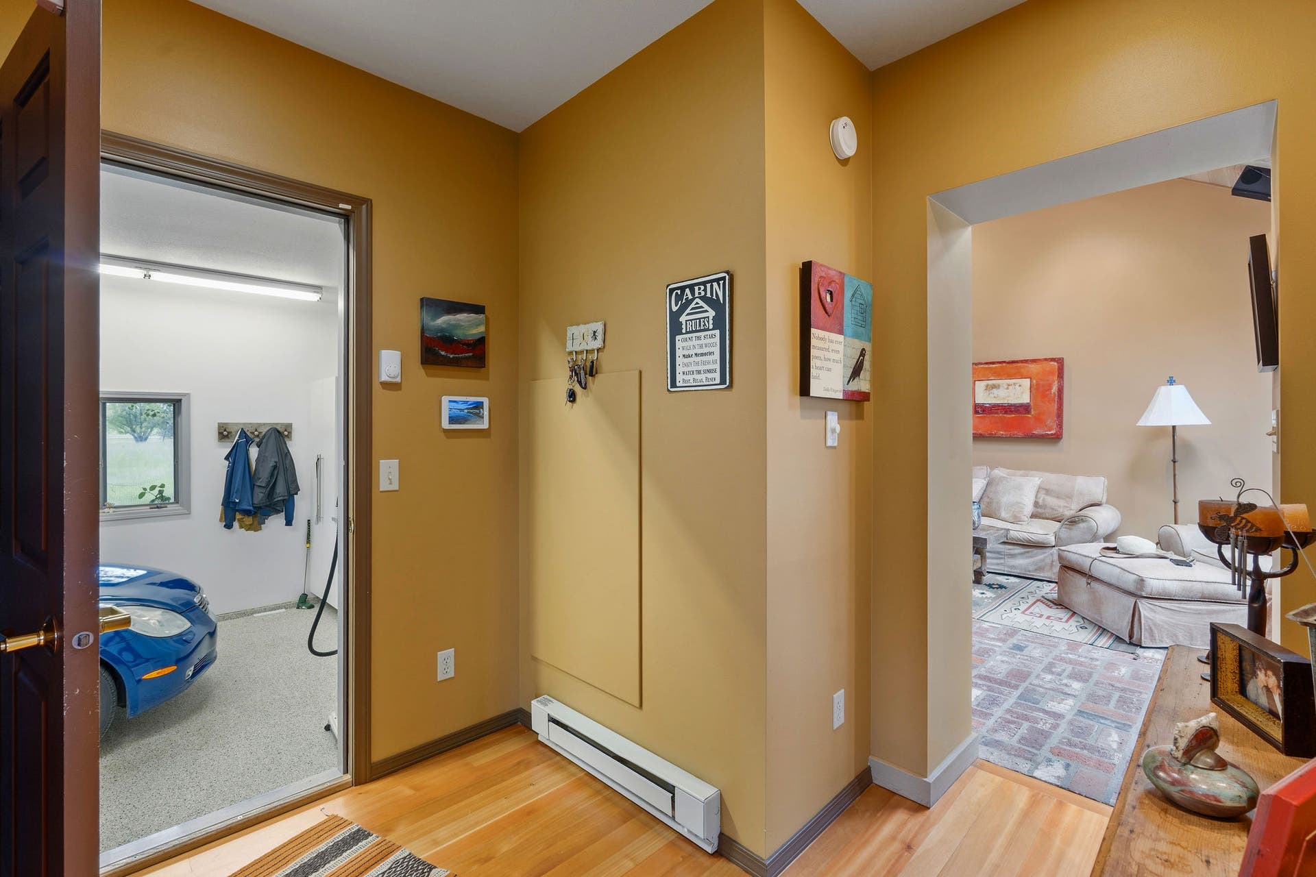 1160 Swan Horseshoe Drive, Bigfork, MT 59911 Entry hall to garage and Sun room
