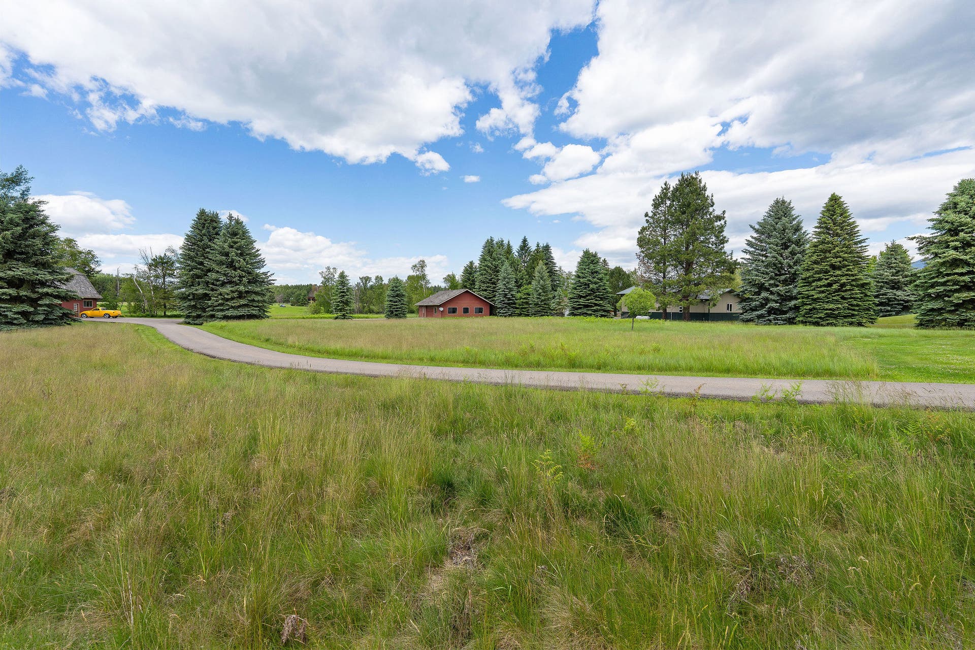 1160 Swan Horseshoe Drive, Bigfork, MT 59911 View from Swan Horseshoe Dr.
