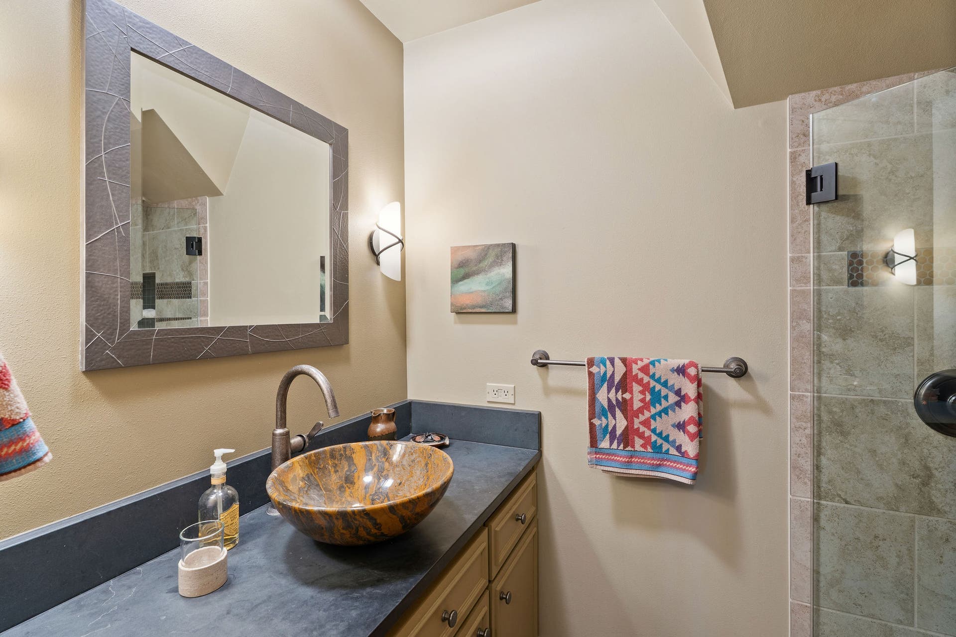 1160 Swan Horseshoe Drive, Bigfork, MT 59911 Guest apartment bathroom