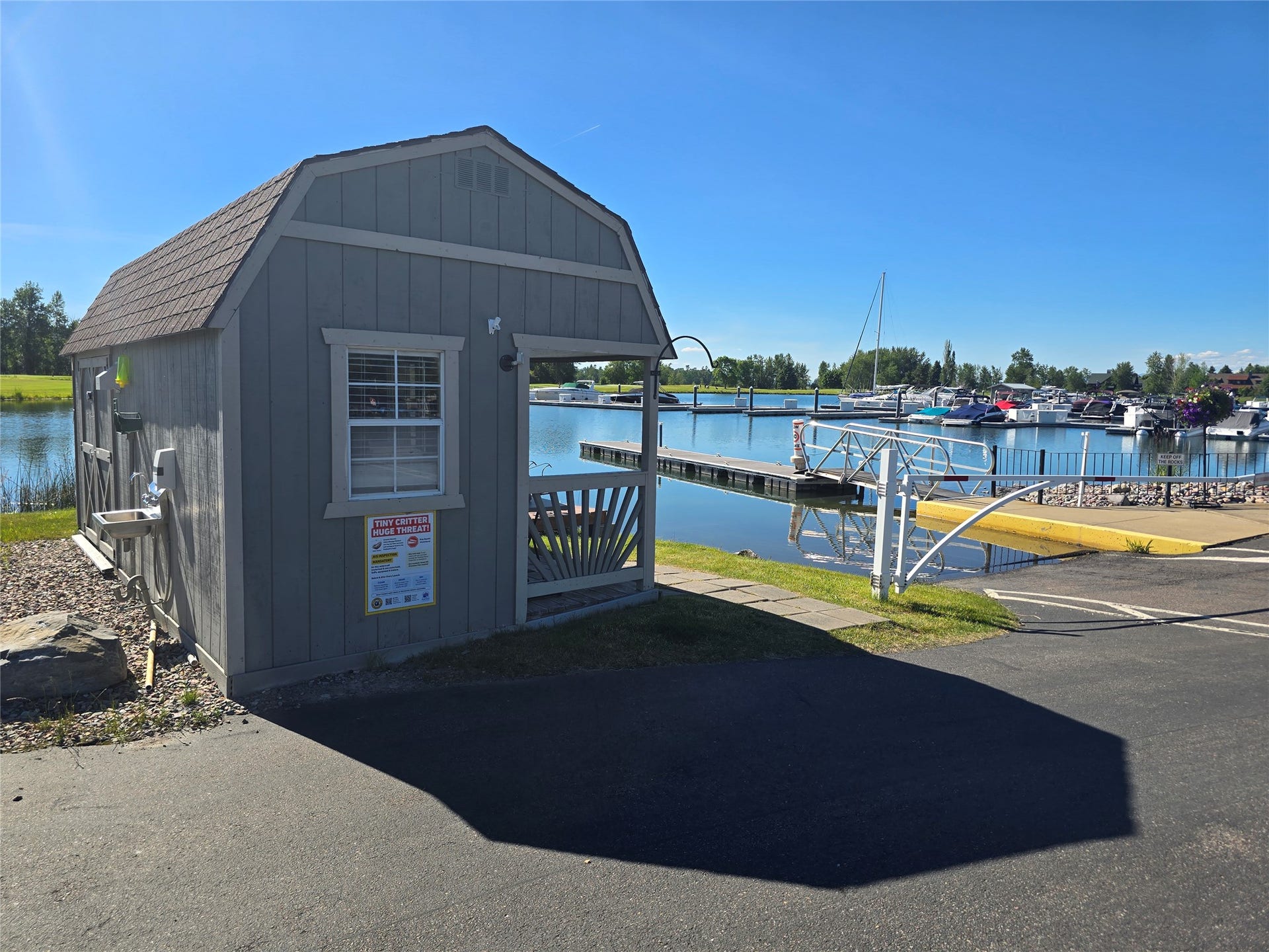 D-30 Dock D Eagle Bend Yacht Harbor, Bigfork, MT 59911 Handy management facility