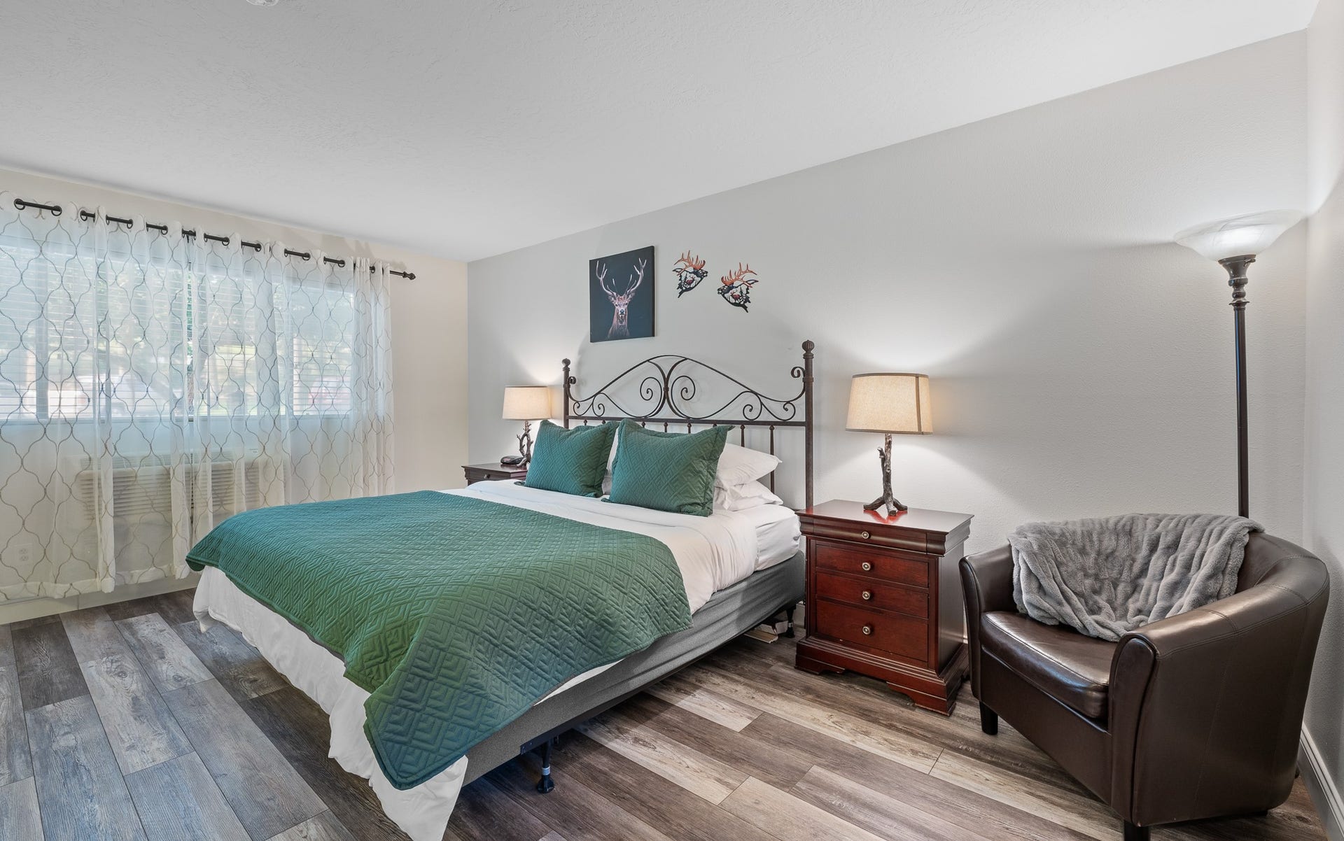 180 Vista Lane, #140, Bigfork, MT 59911 Bedroom with built in storage and room for two beds if wanted