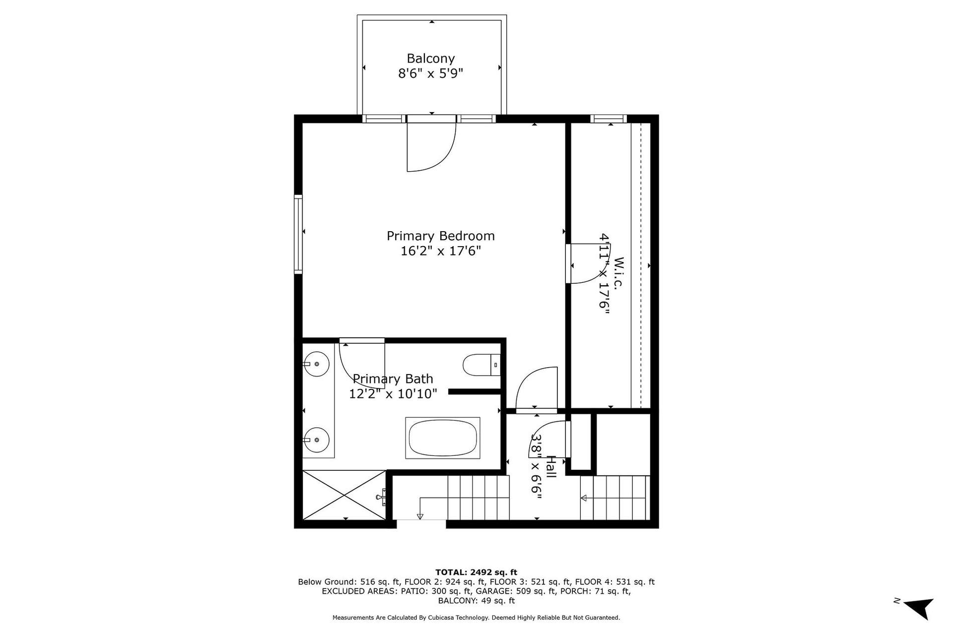 13404 Crescent Moon Drive, Bigfork, MT 59911 Second Level Floor Plan