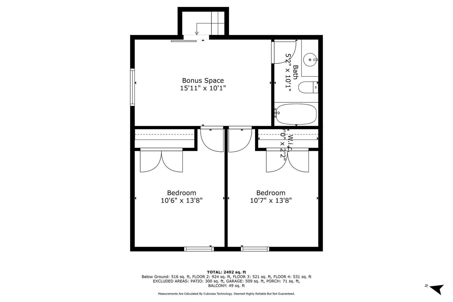 13404 Crescent Moon Drive, Bigfork, MT 59911 Third Level Floor Plan