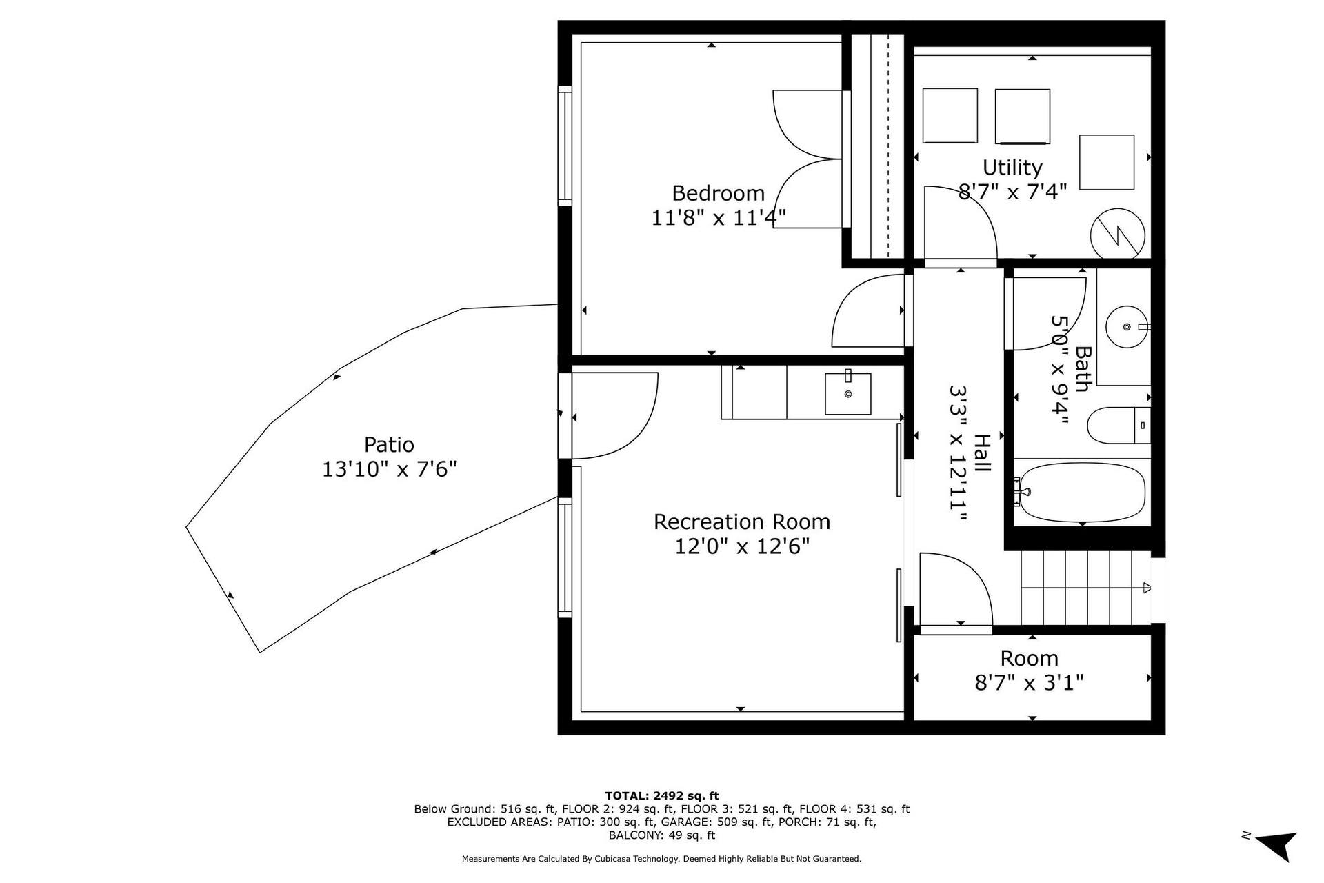 13404 Crescent Moon Drive, Bigfork, MT 59911 Lower Level Floor Plan