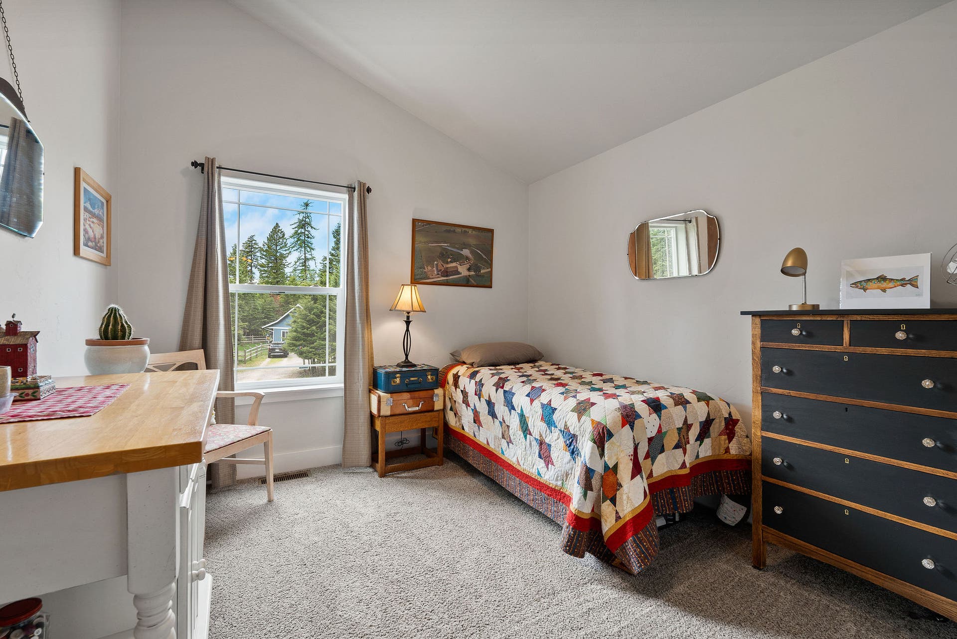 13404 Crescent Moon Drive, Bigfork, MT 59911 Another bright upper-level bedroom perfect for guests or family