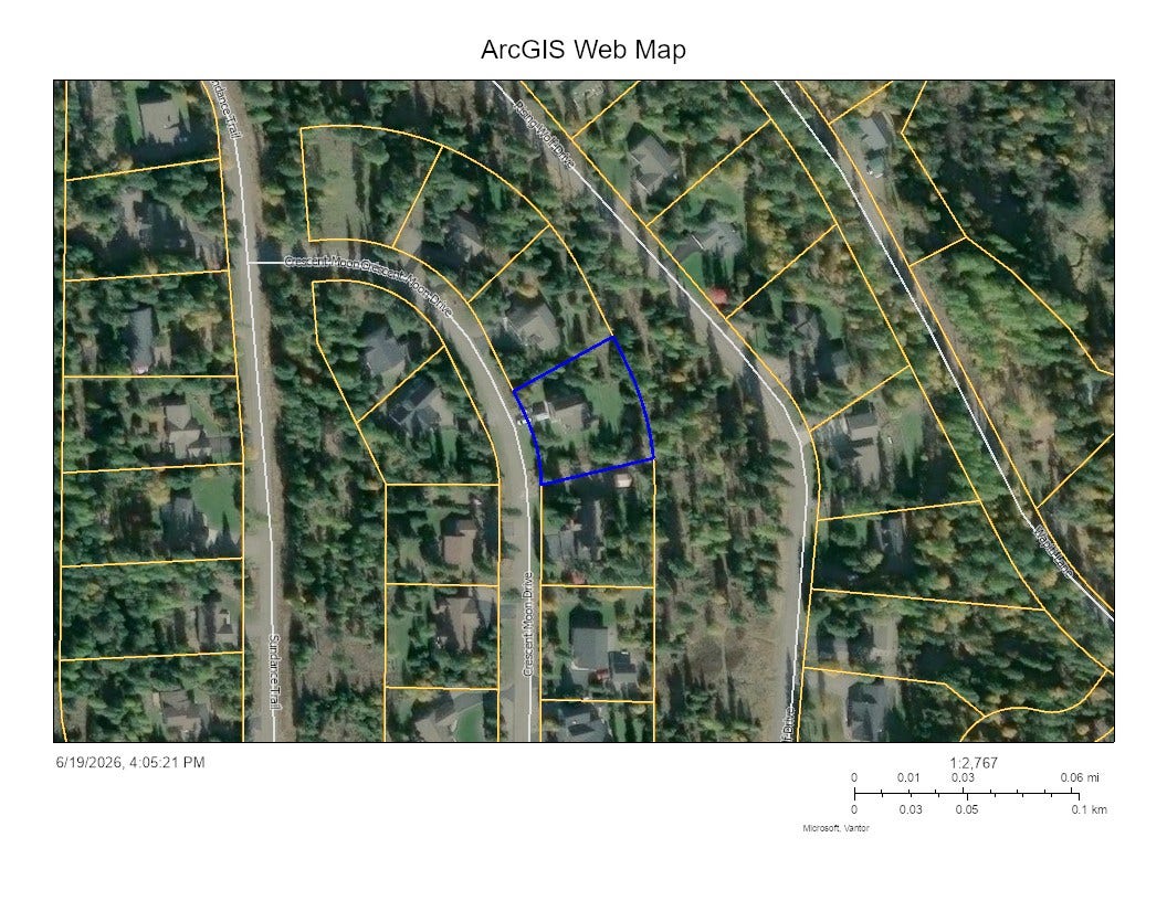 13404 Crescent Moon Drive, Bigfork, MT 59911 Parcel Map