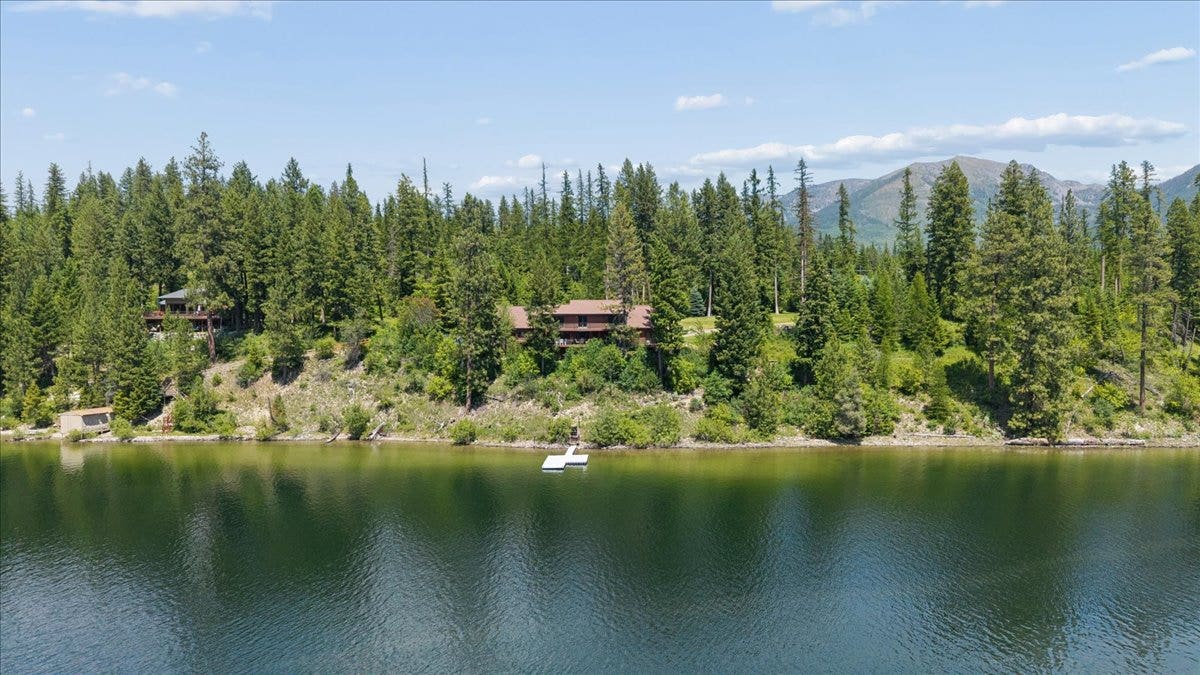 14529 Sunburst Drive, Bigfork, MT 59911 Aerial view of property