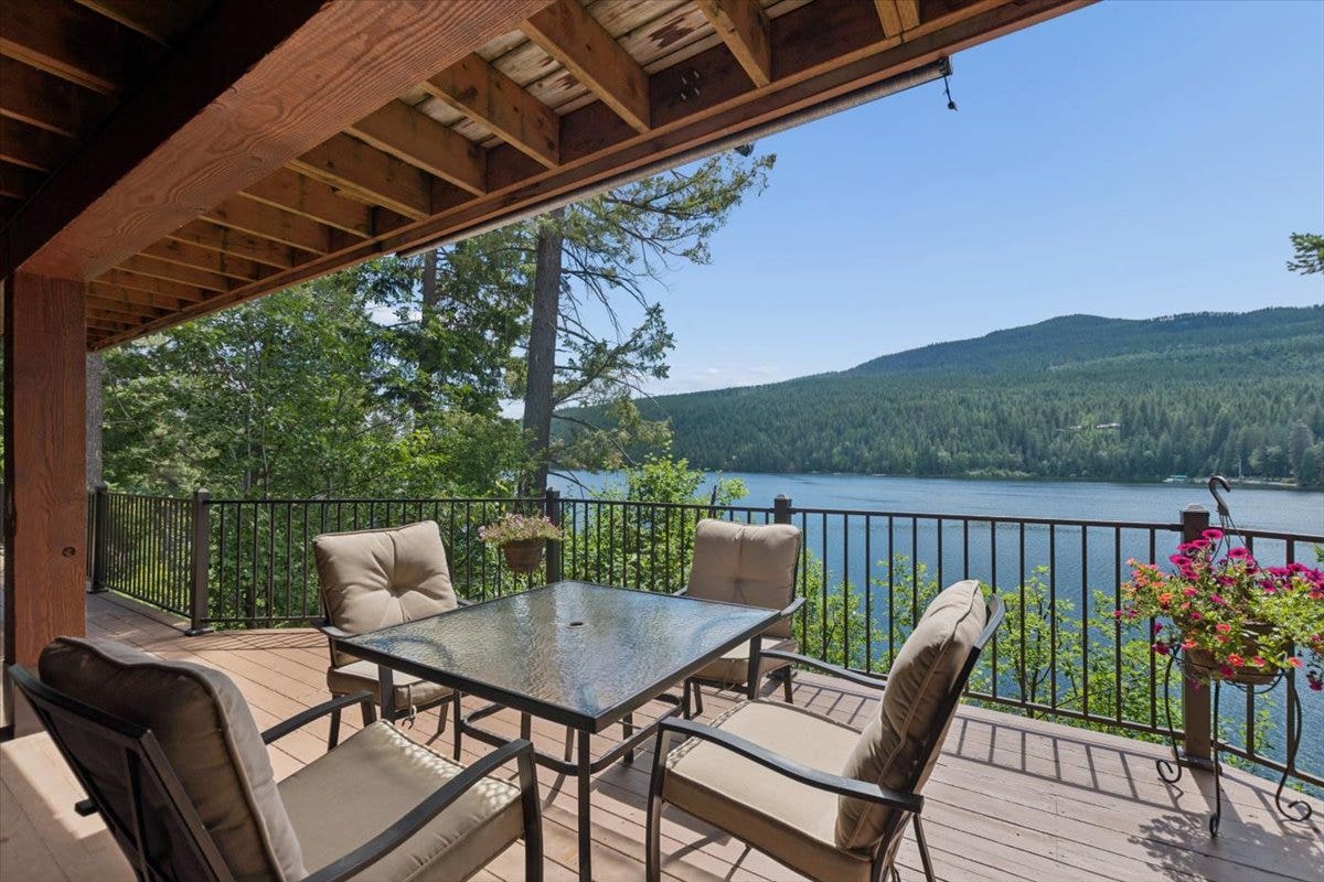 14529 Sunburst Drive, Bigfork, MT 59911 Deck view