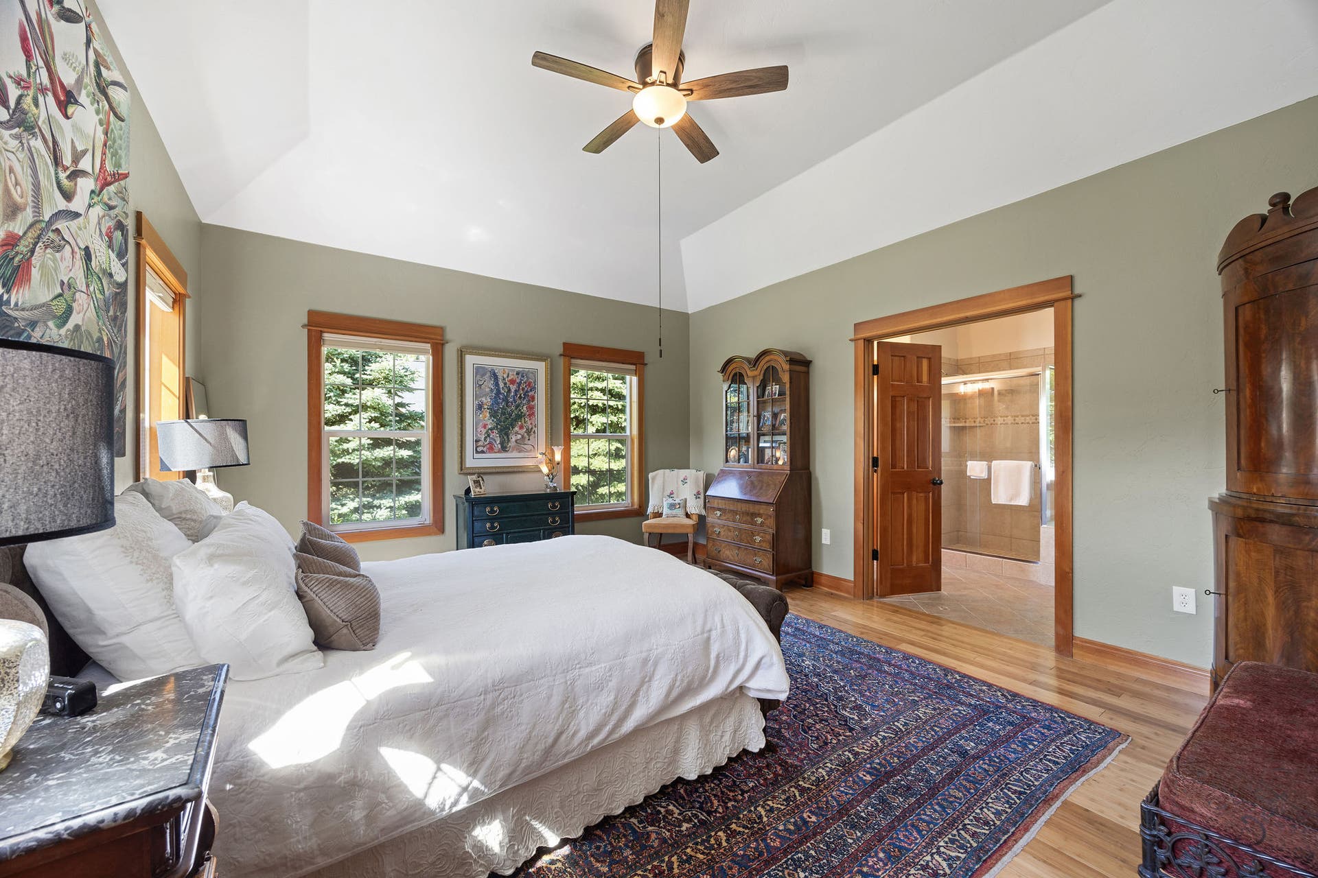 27 Gage Terrace, Bigfork, MT 59911 Main floor with high ceilings and surrounded by windows