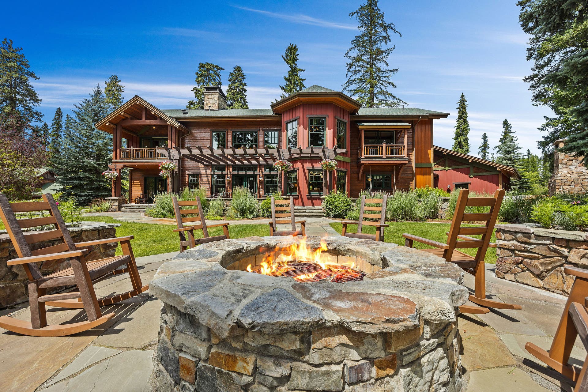 13531 Copper Lane, Bigfork, MT 59911 Enjoy evenings by the firepit
