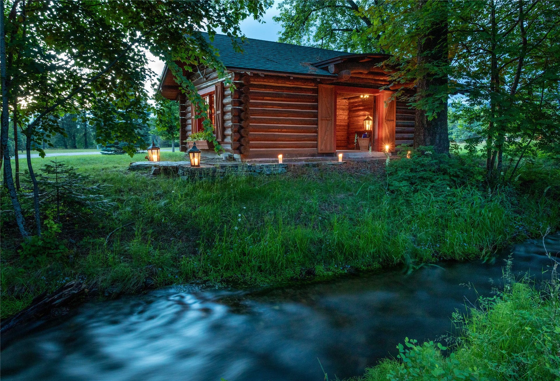 13531 Copper Lane, Bigfork, MT 59911 Occasional yoga at the creek