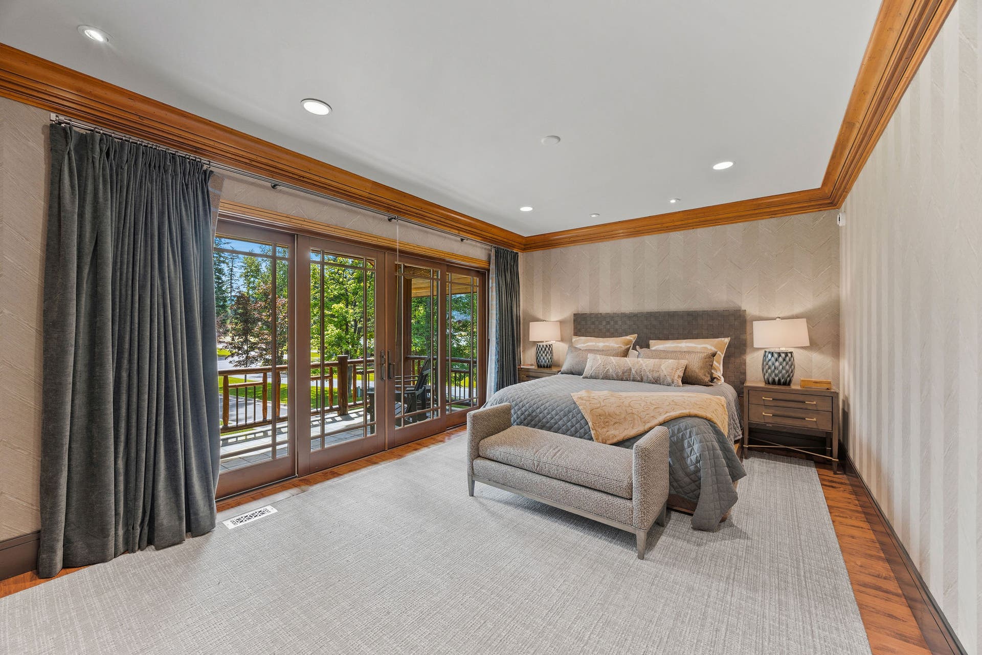 13531 Copper Lane, Bigfork, MT 59911 Upstairs ensuite with private balcony
