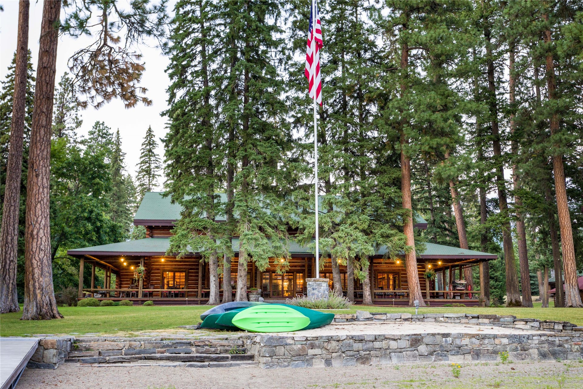 13531 Copper Lane, Bigfork, MT 59911 Main Lodge at waters edge