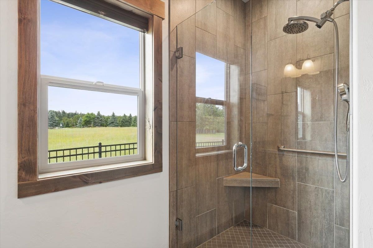 236 Bluebunch Court, Bigfork, MT 59911 Primary bathroom with large shower