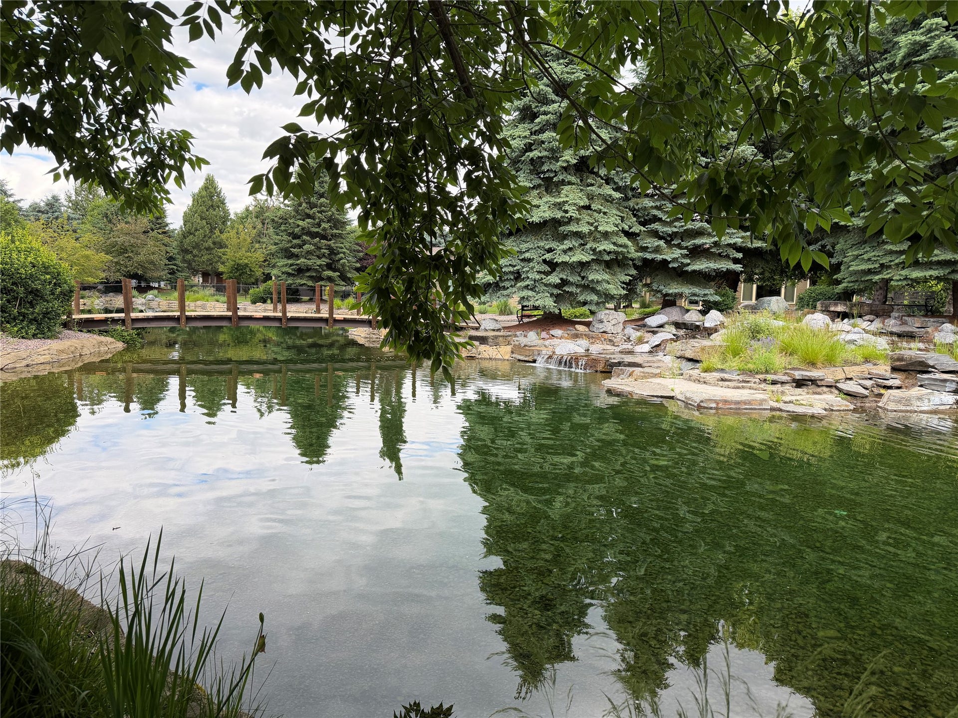 236 Bluebunch Court, Bigfork, MT 59911 Ponds and walking bridge