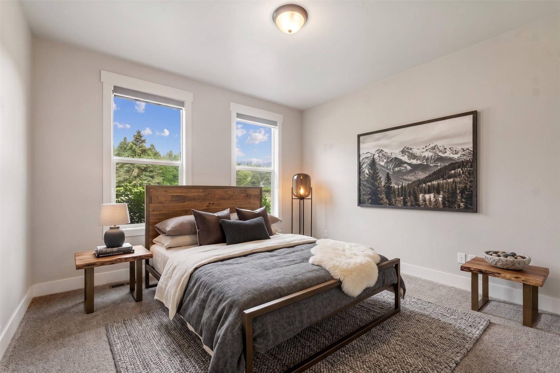 615 Mill Pond Place, Bigfork, MT 59911 Virtually staged guest bedroom #2