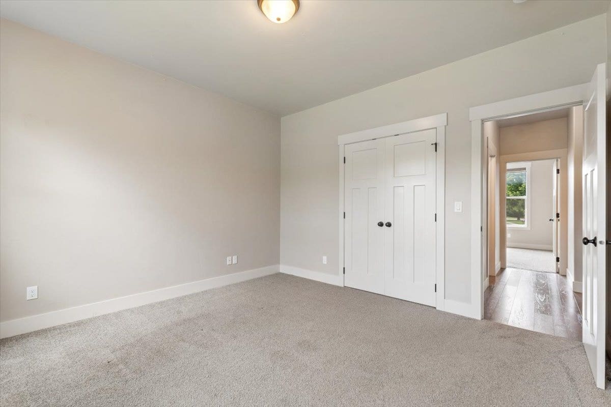 615 Mill Pond Place, Bigfork, MT 59911 Guest bedroom #2 looking toward guest bedroom #1