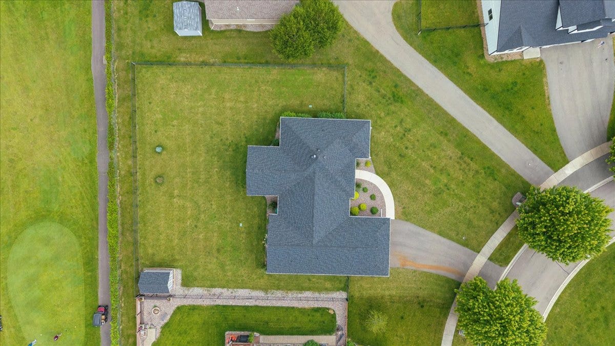 615 Mill Pond Place, Bigfork, MT 59911 Aerial view of home