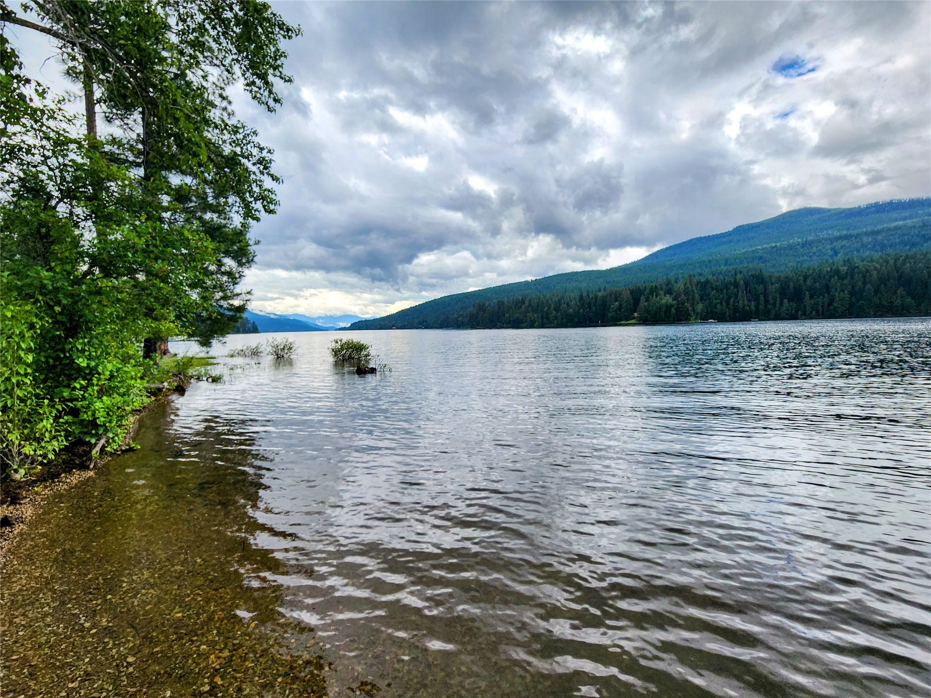 13727 Big Hawk Drive, Bigfork, MT 59911 Looking south down Swan Lake from boat launch area